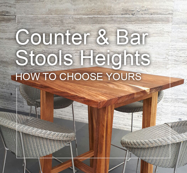 bar stool height